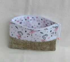 Petite Trousse Zippée Pour Petite Fille, Porte Monnaie, Tissu Danseuse, Pochette Enfant Rangement Accessoire Ou Maquillage, Cadeau Noël -Papeterie Boutique 4396706 petite trousse zippee pour petite fille porte monnaie tis 3