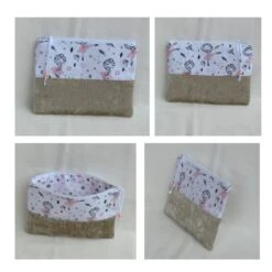 Petite Trousse Zippée Pour Petite Fille, Porte Monnaie, Tissu Danseuse, Pochette Enfant Rangement Accessoire Ou Maquillage, Cadeau Noël