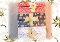 Pochettes Noël Cadeau X 3 , Enveloppe Noël, Porte Chèque, Billet, Carte Cadeau Fait Main Nœud Et Fleur