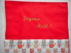 Emballage Cadeau En Coton, Sac Pour Chat, Prénom Brodé, "joyeux Noël + Nom", Coton Chats De Noël, Pochon Cadeau 8 Emballage Cadeau En Coton, Sac Pour Chat, Prénom Brodé, "joyeux Noël + Nom", Coton Chats De Noël, Pochon Cadeau -Papeterie Boutique 4400885 pochon cadeau pour chien ou chat broderie personnalisee 3