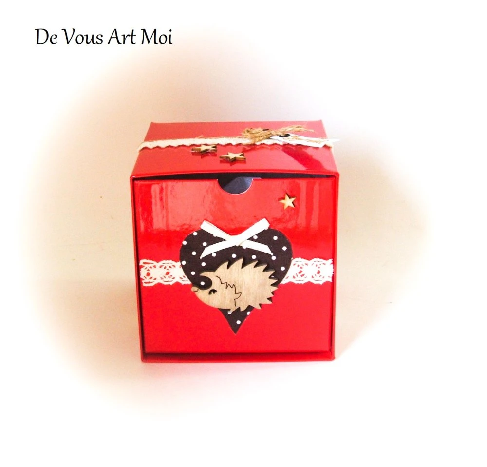Boite Cadeau Coffret Noël Rouge Fait Main Emballage Original Artisanal 1 Boite Cadeau Coffret Noël Rouge Fait Main Emballage Original Artisanal