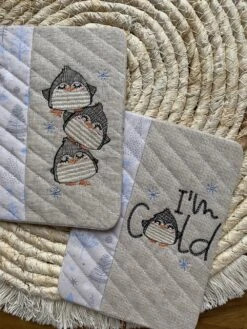 Lot De 2 Dessous De Tasse Brodés Collection Noël -Papeterie Boutique 4414144 lot de 2 dessous de tasse brodes collection noel 4