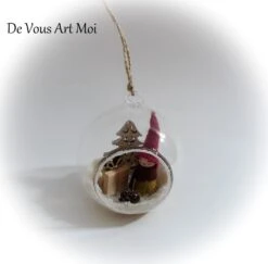 Boule De Noël Personnalisée Fille Originale Boule Noël Verre Ouverte Lutin Fée Artisanale -Papeterie Boutique 4414835 boule de noel personnalisee fille originale boule noel ve 3