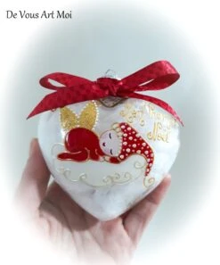 Boule De Noël Mon Premier Noël Personnalisée Bébé Fille Efle Lutine Fait Main 9 Boule De Noël Mon Premier Noël Personnalisée Bébé Fille Efle Lutine Fait Main -Papeterie Boutique 4414985 boule de noel mon premier noel personnalisee bebe fille 3