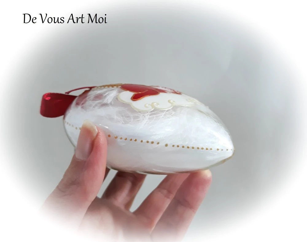 Boule De Noël Mon Premier Noël Personnalisée Bébé Fille Efle Lutine Fait Main 5 Boule De Noël Mon Premier Noël Personnalisée Bébé Fille Efle Lutine Fait Main – Image 5