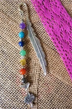 Papeterie Boutique -Papeterie Boutique 4529383 marque page 7 chakras pierre naturelle semi precieuse artis 2