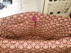 Sac à Main Pourpre Simili Cuir Et Tissu Avec Rangement à L Intérieur, Sac à Main Fait Pour Cadeau De Noël Ou Un Anniversaire -Papeterie Boutique 4566901 sac a main pourpre simili cuir et tissu avec rangement a l 5