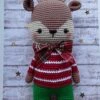 Decoration De Noël, Renne De Noël Au Crochet
