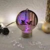 Boule De Noël Lumineuse Personnalisée En Bois, Les écureuils