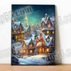 Art Mural, Affiche Grand Format A3 Noël Noel Hiver Neige 002