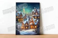 Art Mural, Affiche Grand Format A3 Noël Noel Hiver Neige 002