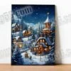 Art Mural, Affiche Grand Format A3 Noël Noel Hiver Neige 003