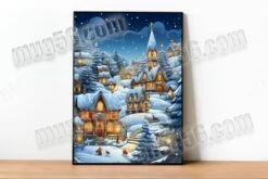 Art Mural, Affiche Grand Format A3 Noël Noel Hiver Neige 004