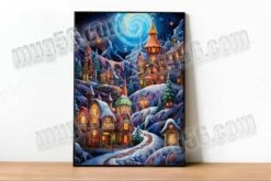 Art Mural, Affiche Grand Format A3 Noël Noel Hiver Neige 006