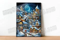 Art Mural, Affiche Grand Format A3 Noël Noel Hiver Neige 008