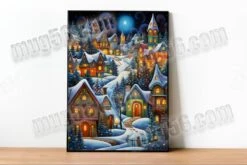 Art Mural, Affiche Grand Format A3 Noël Noel Hiver Neige 009