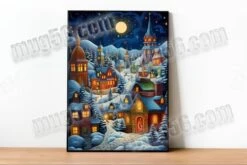 Art Mural, Affiche Grand Format A3 Noël Noel Hiver Neige 010