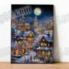 Art Mural, Affiche Grand Format A3 Noël Noel Hiver Neige 011
