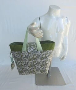 Sac à Main Pour Petite Fille, Tissu Petites Fleurs, Cabas à Anses Pour Affaires Diverses Ou Accessoires, Cadeau Noël Enfant -Papeterie Boutique 4693750 sac a main pour petite fille tissu coton fleuri cabas a 3