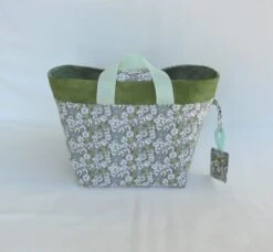Sac à Main Pour Petite Fille, Tissu Petites Fleurs, Cabas à Anses Pour Affaires Diverses Ou Accessoires, Cadeau Noël Enfant -Papeterie Boutique 4693750 sac a main pour petite fille tissu coton fleuri cabas a 4