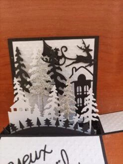 Carte Popup Artisanale Joyeux Noël -Papeterie Boutique 4696318 carte pop up naissance garcon 3