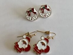 Ensemble Boucles D Oreille Noël