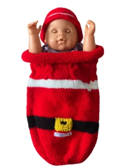 Gigoteuse Père Noël, Turbulette, Cocoon Baby, Cadeau Naissance, Chaussette Bébé