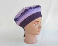 Béret En Laine Fantaisie, Femme Ou Adolescente Fille, Tricoté Main, Tricot Accessoire De Mode Hiver, Cadeau Anniversaire Ou Noël 9 Béret En Laine Fantaisie, Femme Ou Adolescente Fille, Tricoté Main, Tricot Accessoire De Mode Hiver, Cadeau Anniversaire Ou Noël -Papeterie Boutique 523224 beret femme fille en laine fantaisie violet mauve tri 1