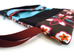 Grand Portefeuille Chéquier Ethnique élastique, Compagnon Cuir Noir Et Tissu Fleurs, Porte Carte Coloré, Cadeau Noël Femme -Papeterie Boutique 661487 grand portefeuille chequier ethnique elastique compagnon 5