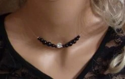 Collier Soirée, Coktail, Collier Pas Cher, Collier Fêtes De Fin D'année, Réveillon, Noël