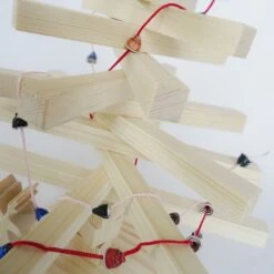 Sapin De Noël En Bois Naturel. Hauteur 280 Mm Largeur 200 Mm. Toutes Les Pièces Peuvent Pivoter à 360 Degrés, Finition Poncé Très Fin -Papeterie Boutique 787782 sapin de noel en bois naturel hauteur 280 mm largeur 200 m 6