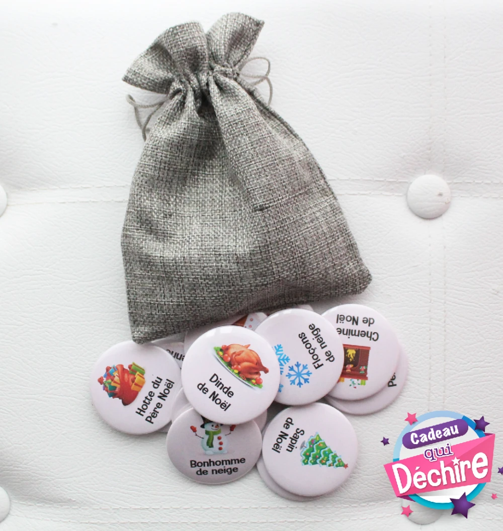 Magnet Noël - 50 Mm - 18 Magnets - Jeu éducatif Pour Enfants - Magnétique 2 Magnet Noël - 50 Mm - 18 Magnets - Jeu éducatif Pour Enfants - Magnétique – Image 2