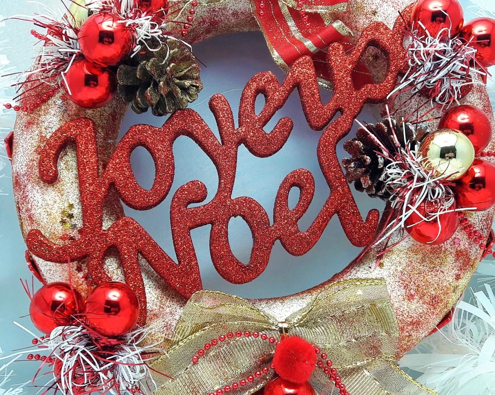 Couronne "joyeux Noël" 2 Couronne "joyeux Noël" – Image 2