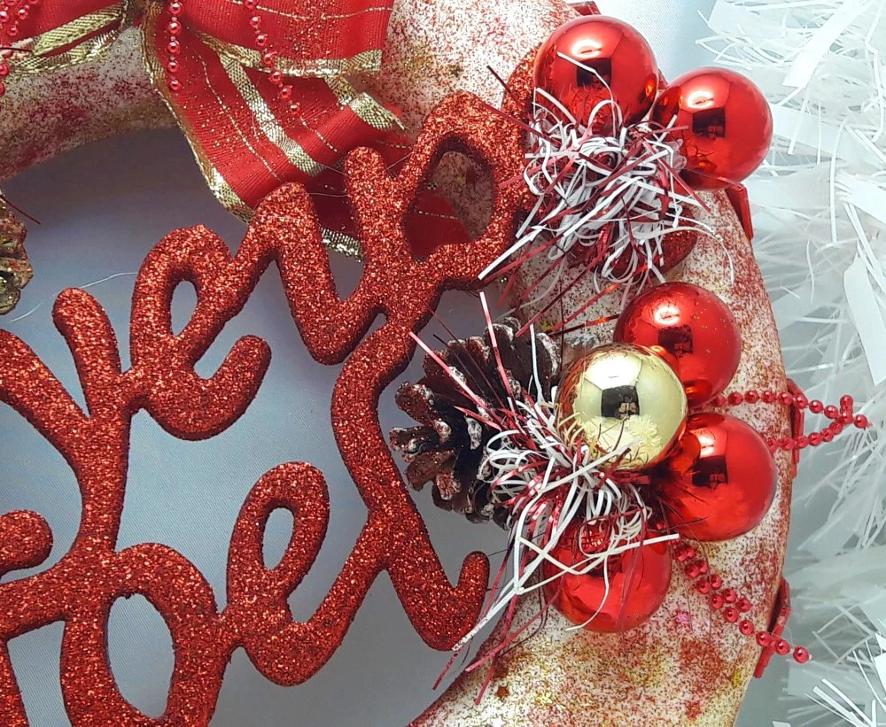 Couronne "joyeux Noël" 3 Couronne "joyeux Noël" – Image 3