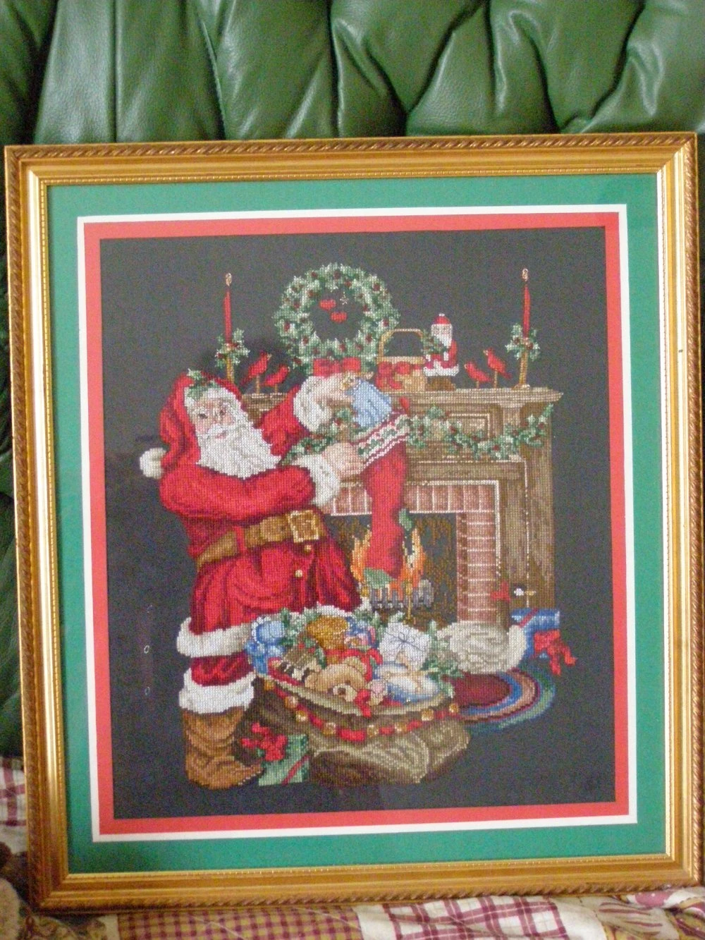 Cadre, Broderie, Thème Noël 1 Cadre, Broderie, Thème Noël