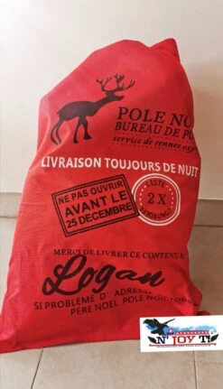 Hotte De Noël Rouge