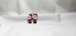 Boucles D'oreilles Père Noël Fimo, Boucles D'oreilles Acier Inoxydable,