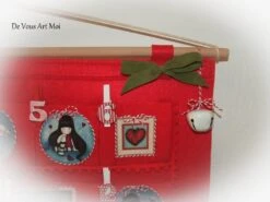 Calendrier Avent Noël Fille,calendrier Avent Original Coloré,fait Main Artisanal -Papeterie Boutique product 5fabf814f07dd 5