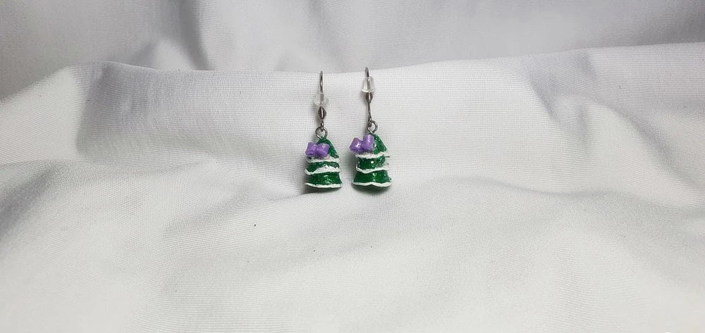 Boucles D'oreilles Fimo Enfants, Bijou Acier Inoxydable , Bijou De Noël, Sapin Fimo, Miniature, Accessoire De Mode, 1 Boucles D'oreilles Fimo Enfants, Bijou Acier Inoxydable , Bijou De Noël, Sapin Fimo, Miniature, Accessoire De Mode,