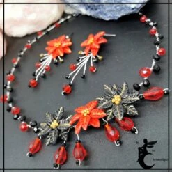 Collier Poinsettia - Princesse De Noël 7 Collier Poinsettia - Princesse De Noël -Papeterie Boutique product 5fafd8c0b33f8 2