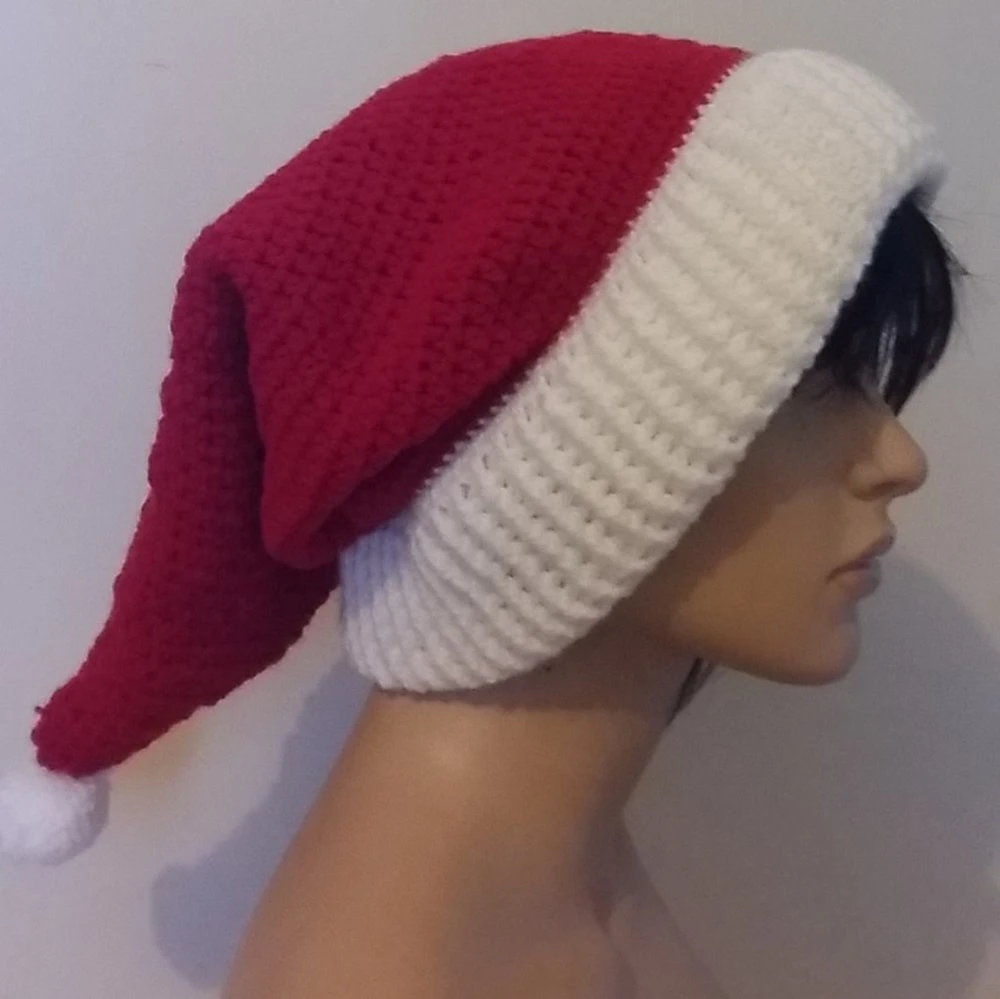 Bonnet De Noël En Laine Pour Adulte 2 Bonnet De Noël En Laine Pour Adulte – Image 2