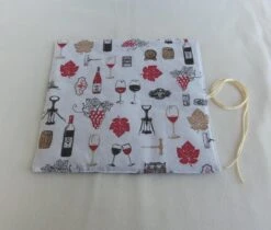 Pochette Molletonnée Pour Rangement Porte Couverts Et Serviette, étui En Tissu Sur Le Thème Du Vin, Trousse Nomade à Rouler Cadeau Noël 8 Pochette Molletonnée Pour Rangement Porte Couverts Et Serviette, étui En Tissu Sur Le Thème Du Vin, Trousse Nomade à Rouler Cadeau Noël -Papeterie Boutique product 617d4c7424fd8 4