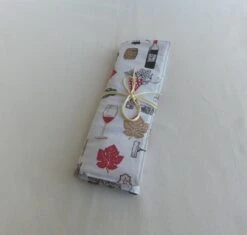 Pochette Molletonnée Pour Rangement Porte Couverts Et Serviette, étui En Tissu Sur Le Thème Du Vin, Trousse Nomade à Rouler Cadeau Noël 9 Pochette Molletonnée Pour Rangement Porte Couverts Et Serviette, étui En Tissu Sur Le Thème Du Vin, Trousse Nomade à Rouler Cadeau Noël -Papeterie Boutique product 617d4c7424fd8 5