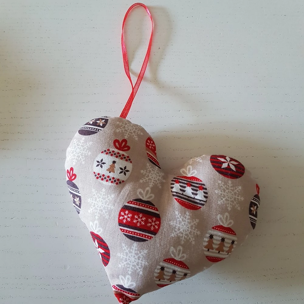 Lot De 3 Décorations De Noël En Tissu 4 Lot De 3 Décorations De Noël En Tissu – Image 4
