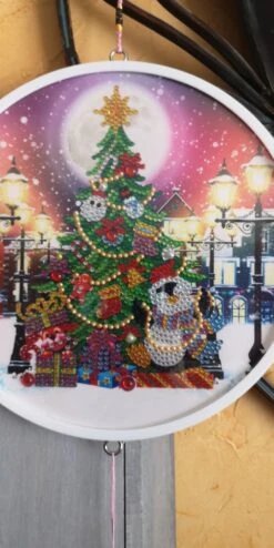 Cadre /suspension à Pampille "sapin De Noël" -Papeterie Boutique product 6187e177f08ca 3