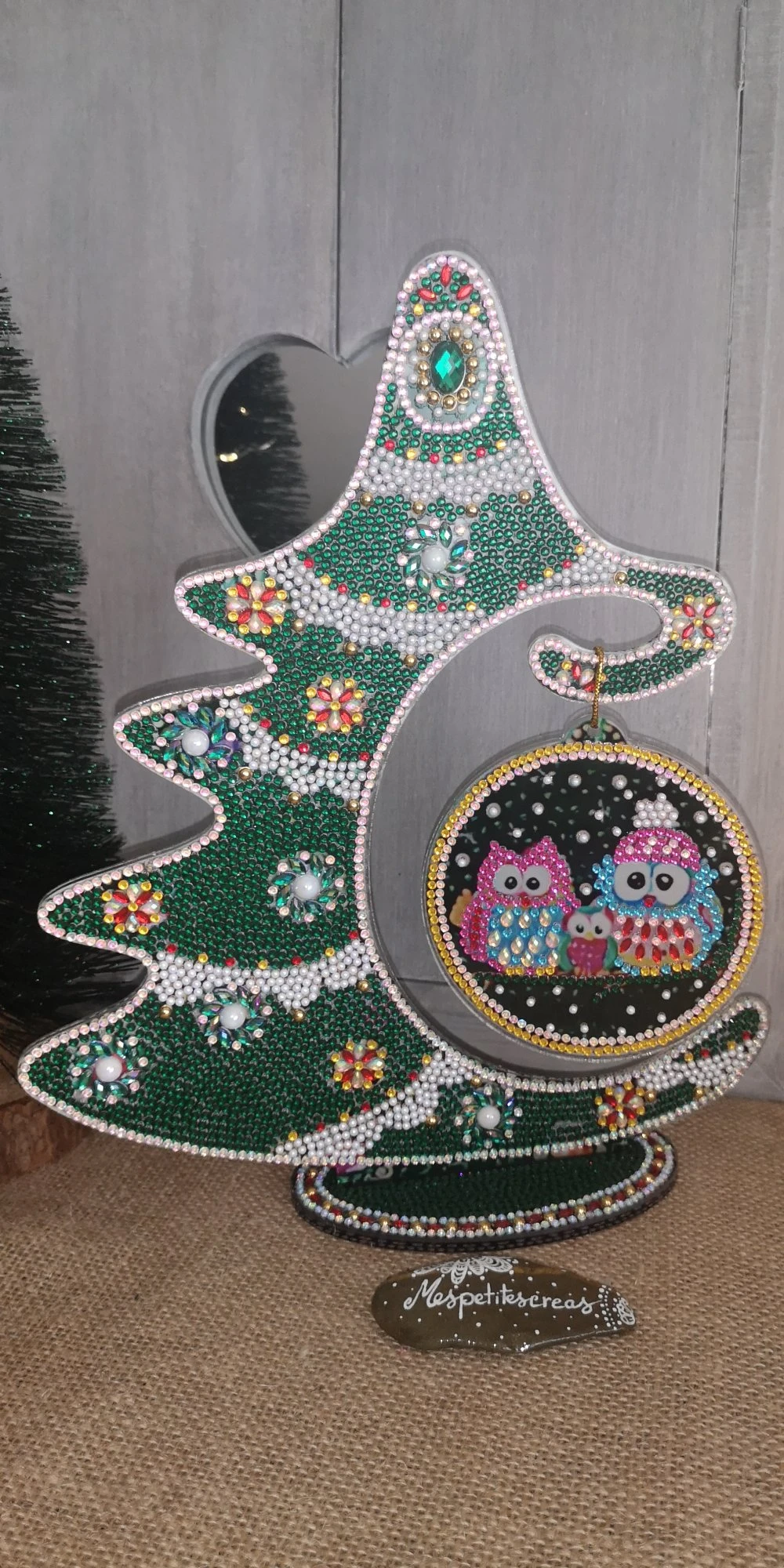 Sapin De Noël Et Sa Boule "chouettes"! 1 Sapin De Noël Et Sa Boule "chouettes"!