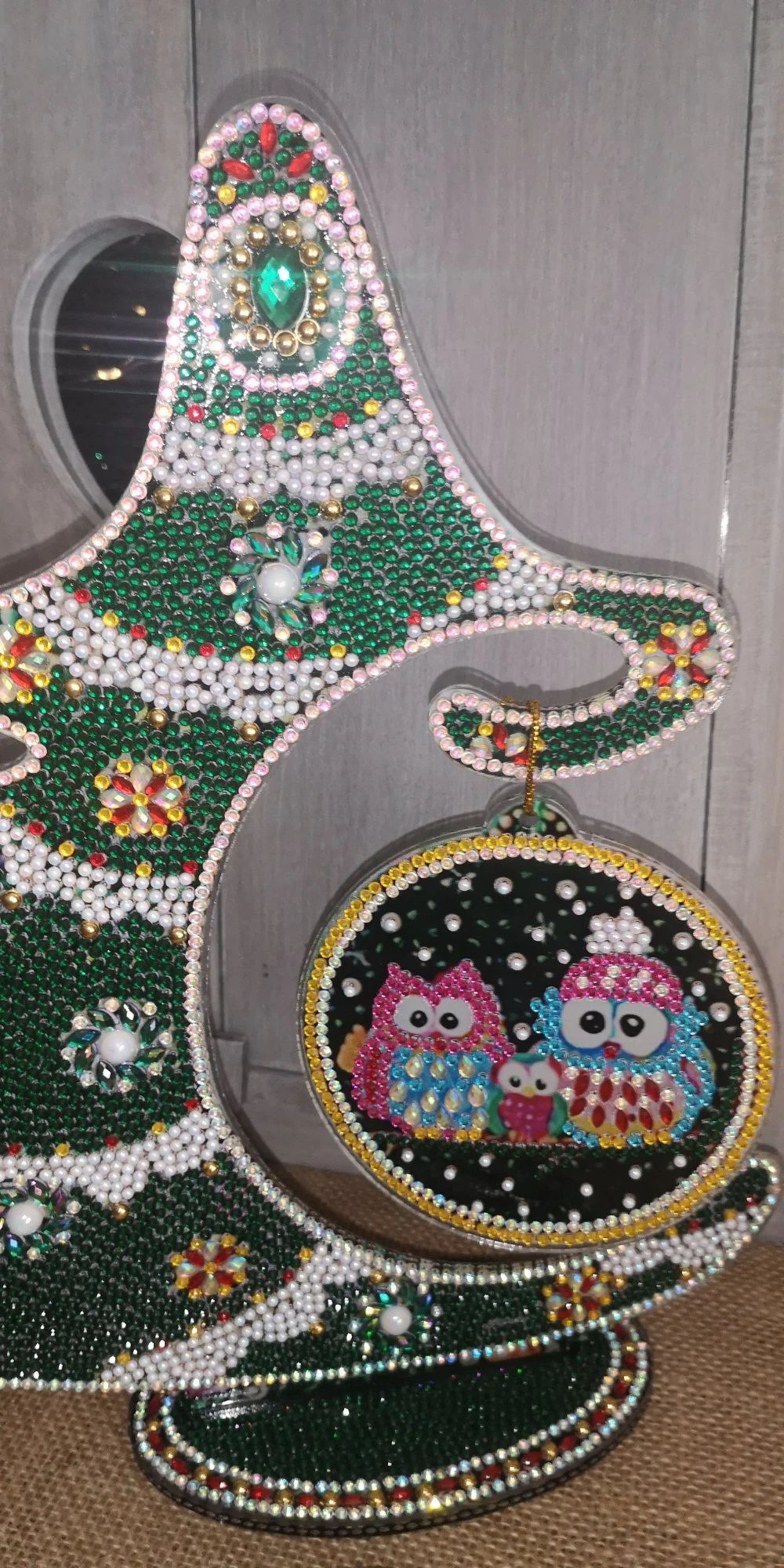 Sapin De Noël Et Sa Boule "chouettes"! 2 Sapin De Noël Et Sa Boule "chouettes"! – Image 2