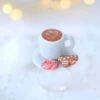 Bague Tasse De Chocolat Chaud De Noël En Fimo Pour Enfant, Anneau Réglable Argenté, Fait Main En Argile Polymère
