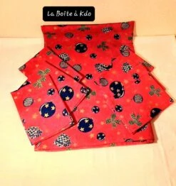 Nappe Et Serviettes De Noël