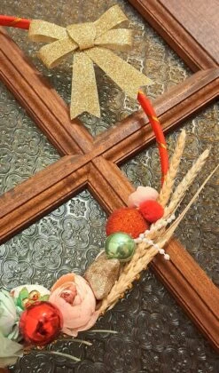 Couronne De Noël Avec Fleurs -Papeterie Boutique product 636513465f3e0 3